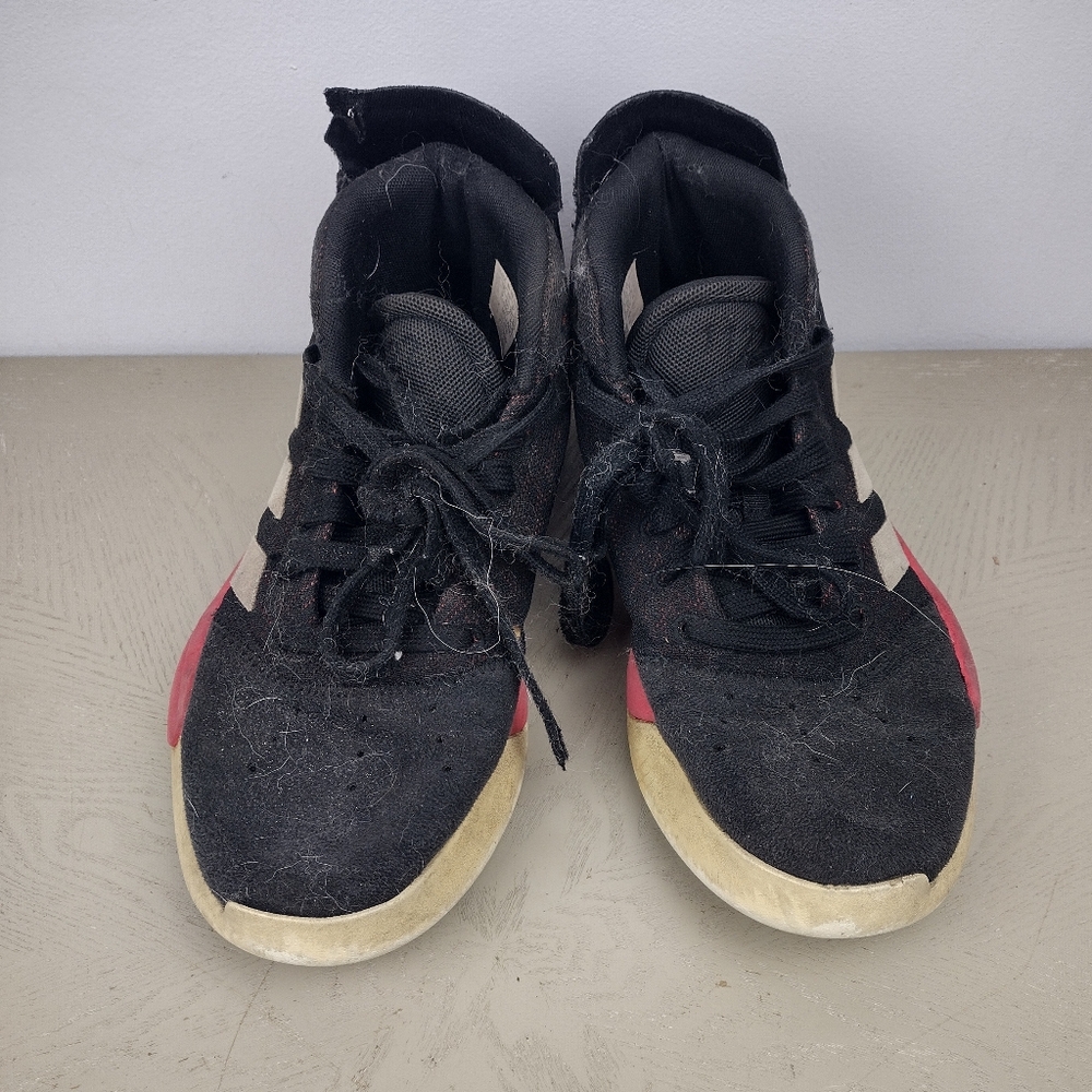 adidas Pro Adversary Black Basketball Shoes Men's size 9.5
